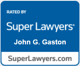 Rated by Super Lawyers | John G. Gaston | SuperLawyers.com